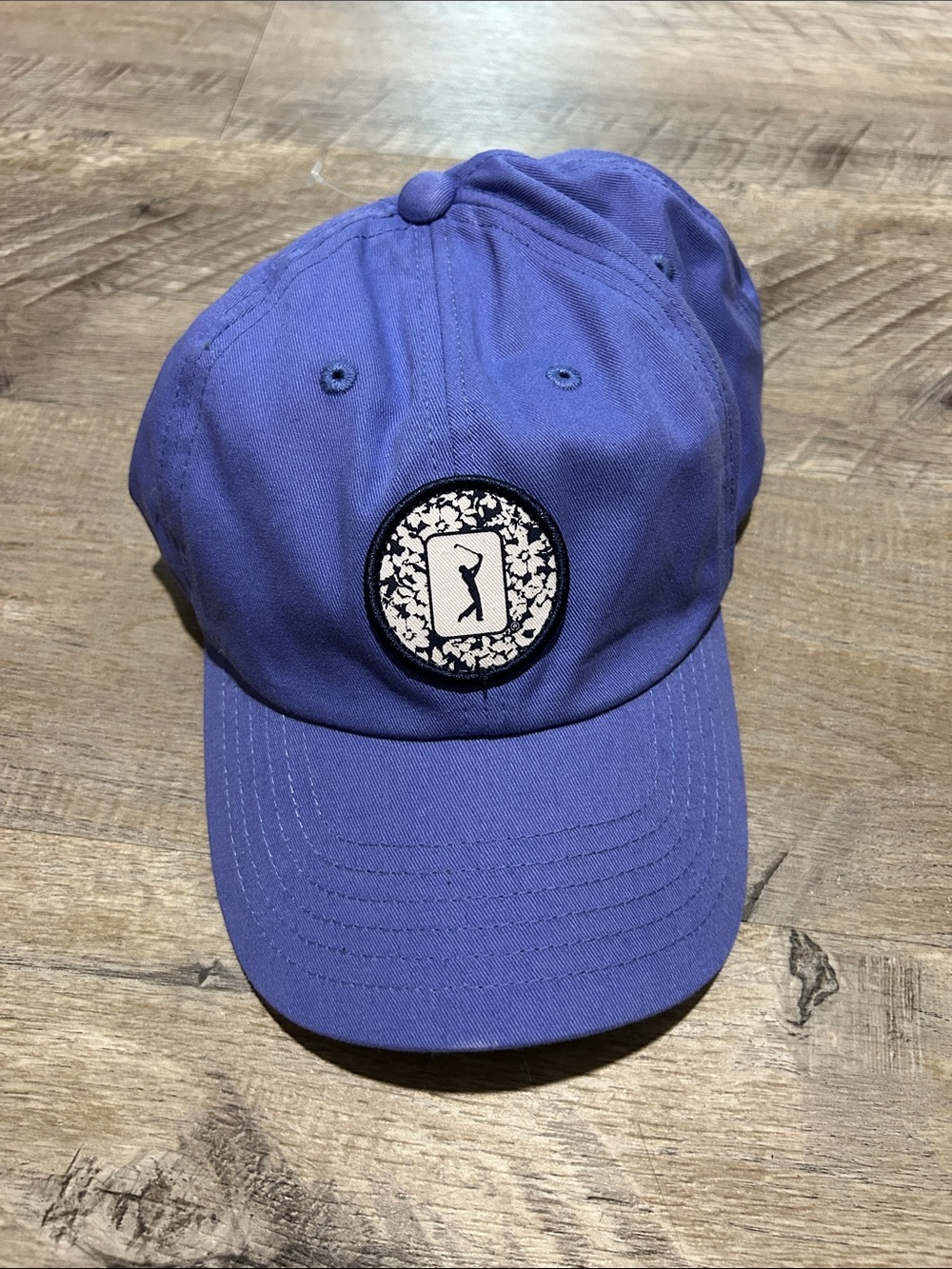 Women's Purple Baseball Cap with Embroidered PGA Patch